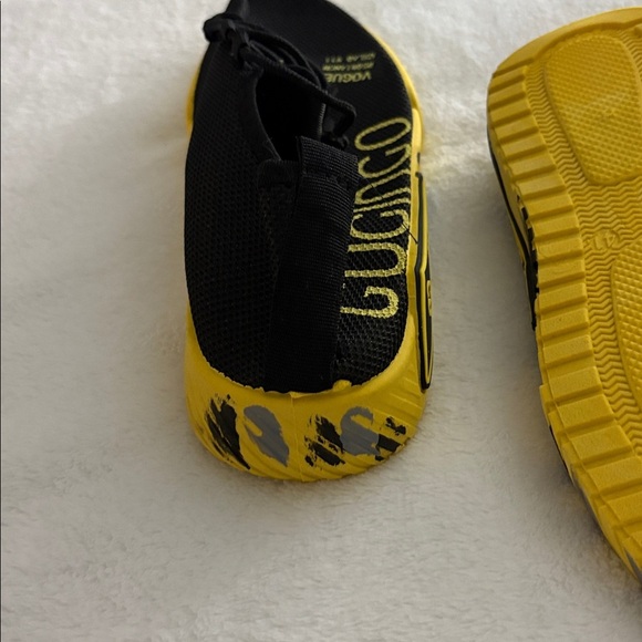 Black and Yellow Sneakers - Picture 3 of 4